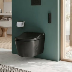 TOTO RW Wall Hung Toilet with Washlet Package - Matt Black