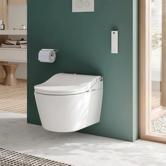 TOTO RW Wall Hung Toilet with Washlet Package - Matt White