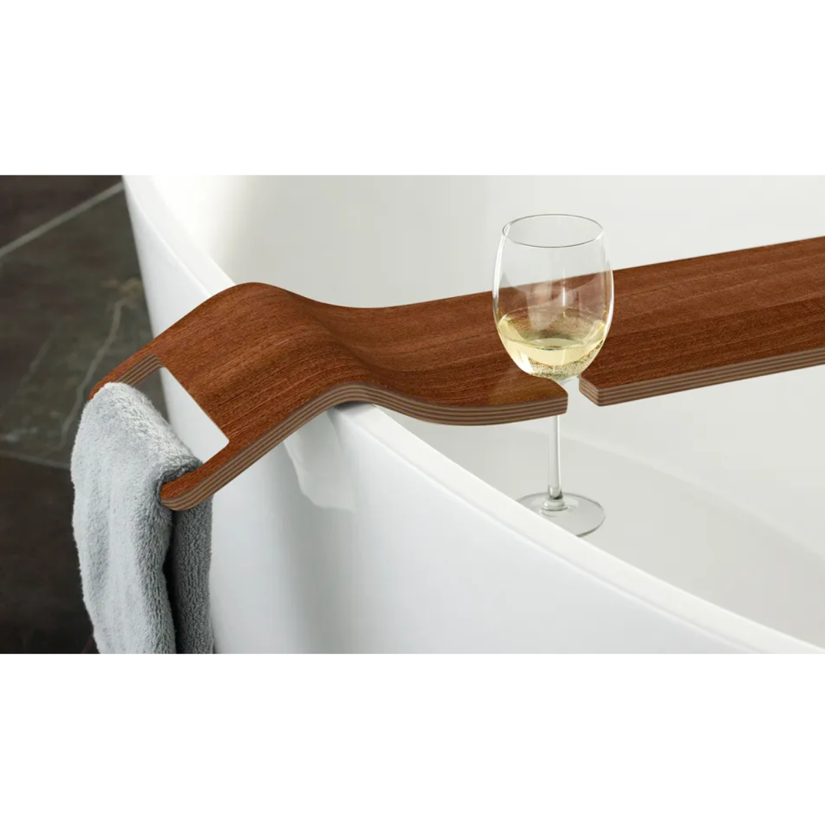 Victoria +Albert Tombolo 08 bath rack walnut