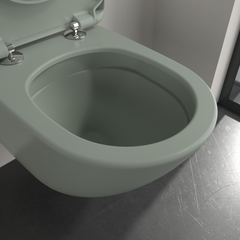 Villeroy & Boch Antao Wall Hung Toilet - Morning Green