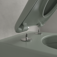 Villeroy & Boch Antao Wall Hung Toilet - Morning Green