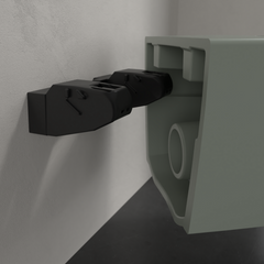 Villeroy & Boch Antao Wall Hung Toilet - Morning Green