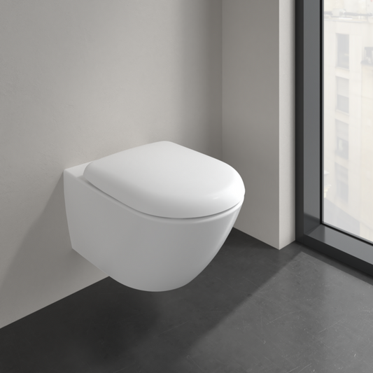 Villeroy & Boch Antao Wall Hung Toilet - Stone White