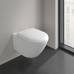 Villeroy & Boch Antao Wall Hung Toilet - Stone White