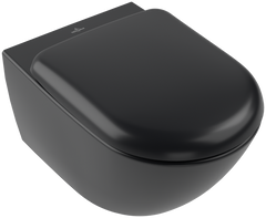 Villeroy & Boch Antao Wall Hung Toilet - Pure Black