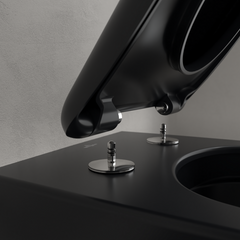Villeroy & Boch Antao Wall Hung Toilet - Pure Black