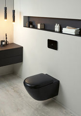 Villeroy & Boch Antao Wall Hung Toilet - Pure Black