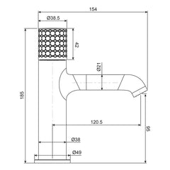 Villeroy & Boch Luxx Basin Mixer