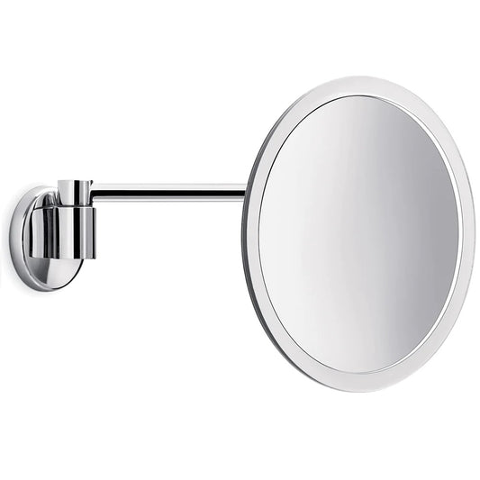 Inda Hotellerie Round Wall Mounted Magnifying Mirror - Chrome