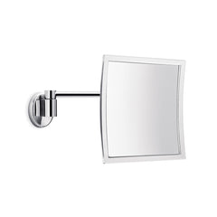 Inda Hotellerie Square Wall Mounted Magnifying Mirror - Chrome