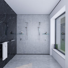 Arcisan Synergii Shower System with Hand Shower - Bottom Diverter