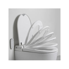 Argent Evo Wall Faced Smart Toilet System Package - Seat Opening