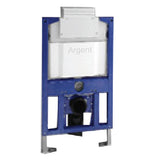 Argent Low Level In Wall Cistern & Frame - Pneumatic