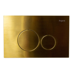 Argent Grace Round In-Wall Flush Plate - Pneumatic