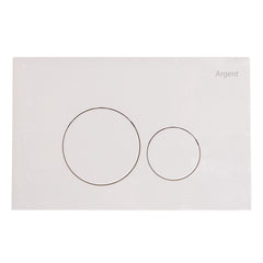 Argent Grace Round In-Wall Flush Plate - Pneumatic