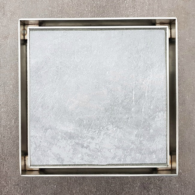 Bespoke Square Floor Waste & Tile Insert – Stainless Steel – Vogue Spas ...