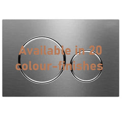 Brodware City Flush Plate - Brushed Chrome