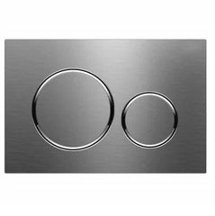 Brodware City Flush Plate - Brushed Chrome