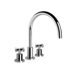 Brodware City Que Bath Set - Cross Handles