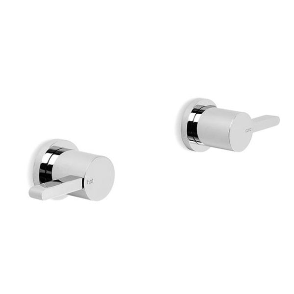 Brodware City Que Wall Taps - Metal Levers