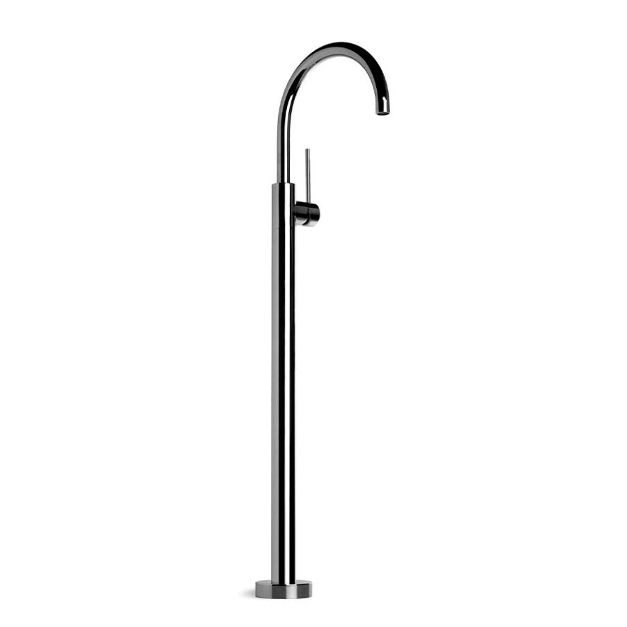 Brodware City Stik Floor Mounted Bath Mixer - Extended Lever
