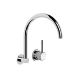 Brodware City Stik Wall Mixer Set - Gooseneck Spout