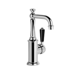 Brodware Neu England Basin Mixer with Country Spout - Black Levers