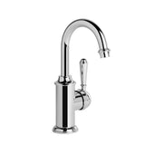 Brodware Neu England Basin Mixer - Gooseneck Spout - Metal Levers