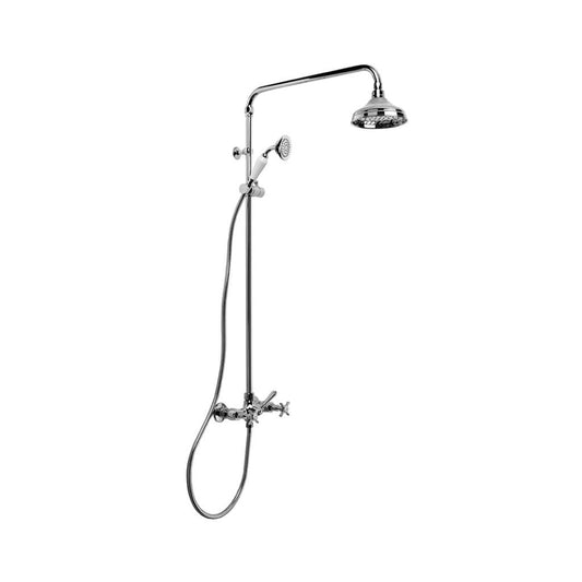 Brodware Neu England Combination Shower Set - Cross Handles