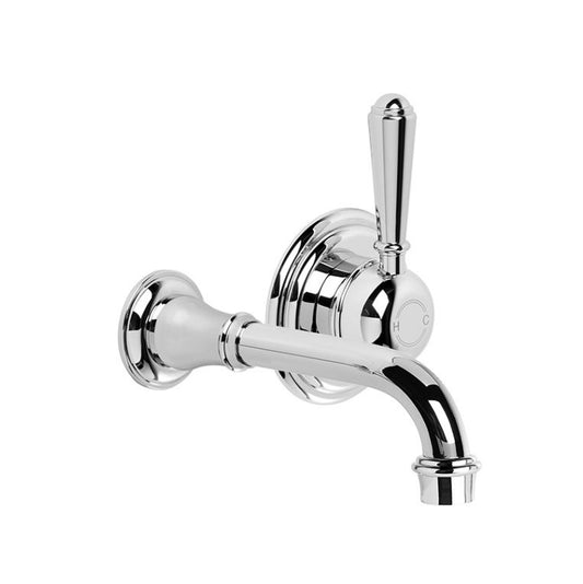 Brodware Neu England Wall Mixer Set - 170mm Spout - Metal Levers