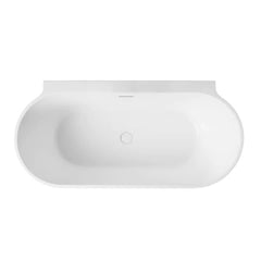 Decina Aurora Back to Wall Freestanding Bath - 1500 & 1700
