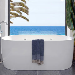 Decina Elisi 1700 Freestanding Spa Bath - 14 Jets
