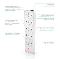 Duravit ME by Starck SensoWash Slim Floor Mounted Toilet - Remote