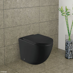 Fienza Koko Wall Faced Toilet - Matte Black