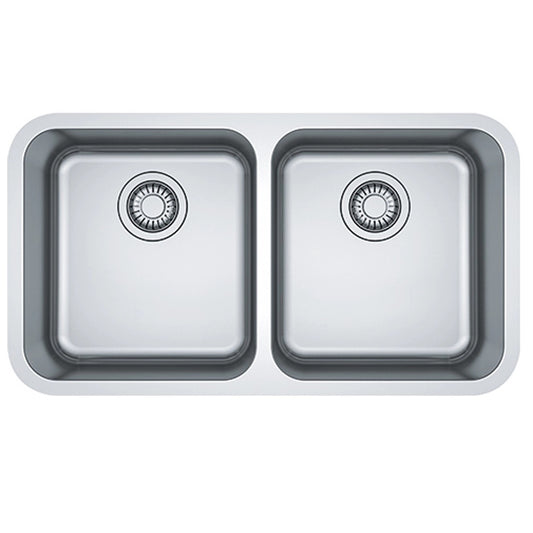 Franke Bell Double Bowl Stainless Steel Sink - BOX 220-38/38