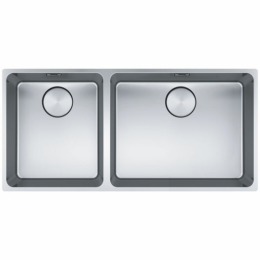 Franke Mythos 1 & 1/2 Bowl Stainless Steel Sink - MYX220-50/34B - Left Side Drainer