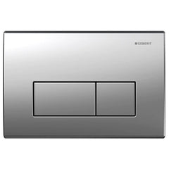 Geberit Kappa 30 Dual Flush Plate - Matte Chrome