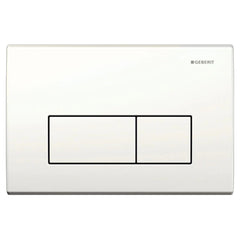 Geberit Kappa 30 Dual Flush Plate - White