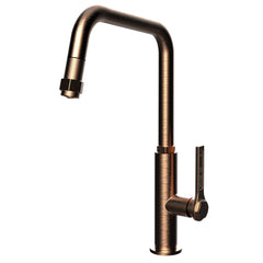 Gessi Officine Pull Out Kitchen Mixer Tap - Copper