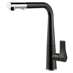 Gessi Proton Kitchen Mixer with Pull Out Dual Spray Function - Black