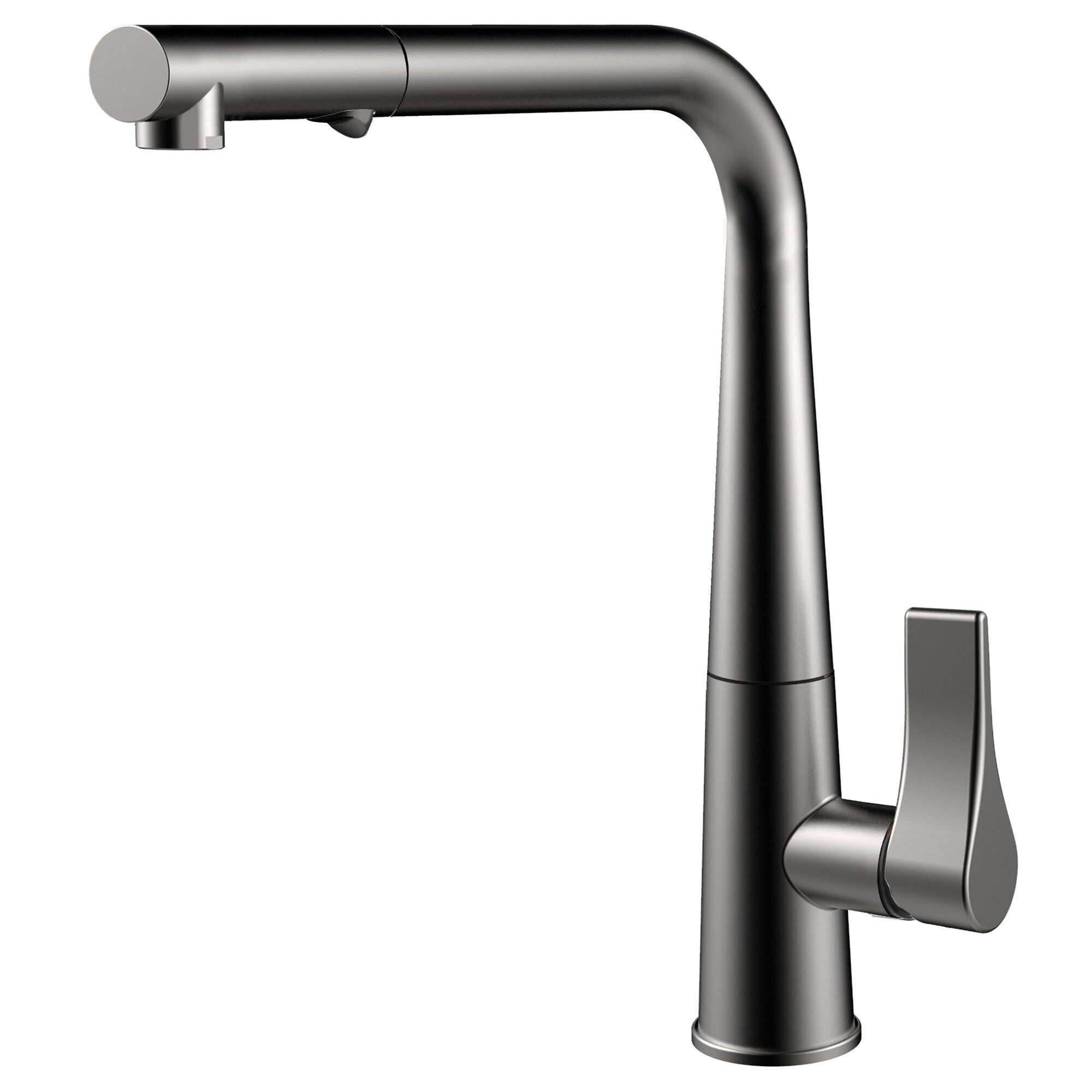 Gessi Proton Kitchen Mixer with Pull Out Dual Spray Function - Brushed Nickel