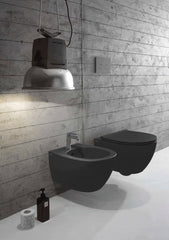 Globo 4All SENZABRIDA Wall Hung Toilet - Matte Black