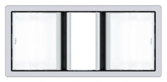 In SIlver the IXL Tastic Dual3 in 1 Bathroom light, heater and fan
