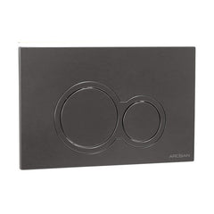 Arcisan Kibo Toilet Flush Button Plate - Gun Metal