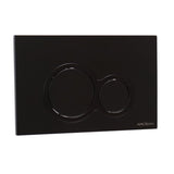 Arcisan Kibo Toilet Flush Button Plate - Matte Black