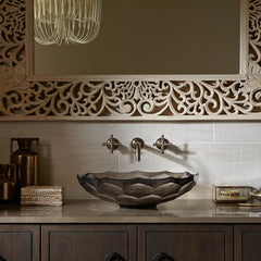 Kohler Briolette Faceted Glass Vessel Basin