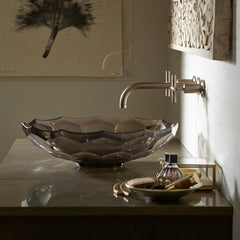 Kohler Briolette Faceted Glass Vessel Basin