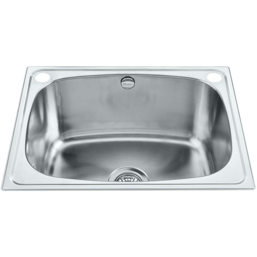 Oliveri 45L Topmount Laundry Sink + Rinse Bypass & Overflow – Vogue ...