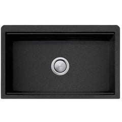 Oliveri Santorini Black Single Bowl Farmhouse Sink