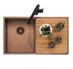 Oliveri Spectra Double Bowl Copper Sink